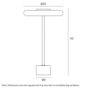 Telbix Sisby Modern Slim Disc LED Table Lamp with Marble Base - Matte Brass and White Marble by Telbix, a Lamps for sale on Style Sourcebook