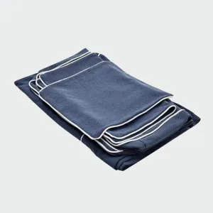 Slip Cover Only - Noosa Hamptons Snuggle Chair Navy With White Piping by OneWorld Collection, a Decorative Accessories for sale on Style Sourcebook