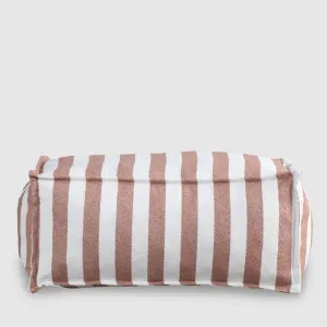 Lola Ottoman Terracotta Stripe by MRD Home, a Christmas for sale on Style Sourcebook