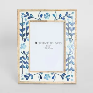 Alaia Bone Inlay Photo Frame 5x7 by Florabelle Living, a Plants for sale on Style Sourcebook