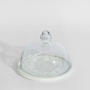 Franche Small Cloche Marble White by Florabelle Living, a Christmas for sale on Style Sourcebook