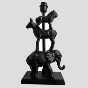 Zoo Table Lamp Base only Black by Ruby Star, a Christmas for sale on Style Sourcebook