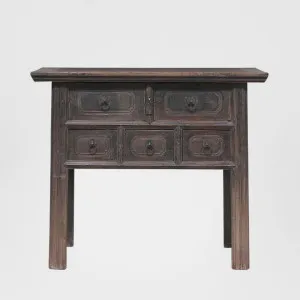 Shanxi 97cm Table with Drawers 150 Years Old by Florabelle Living, a Christmas for sale on Style Sourcebook