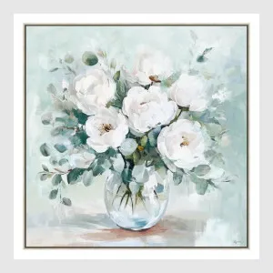 Whispering Blooms A Wall Art 82.5 x 82.5cm by Florabelle Living, a Christmas for sale on Style Sourcebook
