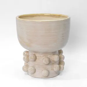 Hector Bobble Planter LGE Natural by Florabelle Living, a Plants for sale on Style Sourcebook