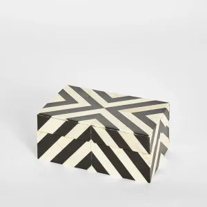 Zola Bone Inlay Trinket Black & White by Florabelle Living, a Decorative Accessories for sale on Style Sourcebook