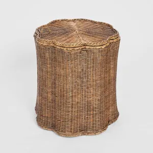 Valley Scallop Rattan Basket Brown by Florabelle Living, a Plants for sale on Style Sourcebook