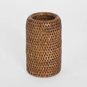 Valley Rattan Tooth Bursh Holder Brown by Florabelle Living, a Plants for sale on Style Sourcebook