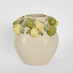 Pear Vase Cream & Yellow by Florabelle Living, a Christmas for sale on Style Sourcebook