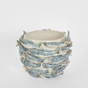 Reef Small Vase Blue & White by Florabelle Living, a Christmas for sale on Style Sourcebook