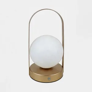 Nini Portable Table Lamp Brass by Emac & Lawton, a Christmas for sale on Style Sourcebook