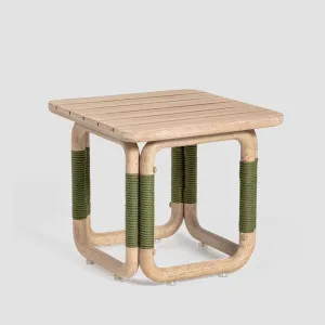 Vita Outdoor Undercover Side Table Natural & Green by MRD Home, a Christmas for sale on Style Sourcebook