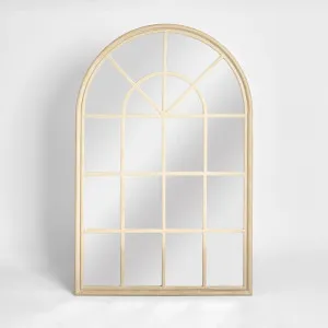 Hamptons Arched Mirror 100x150cm Natural by OneWorld Collection, a Christmas for sale on Style Sourcebook