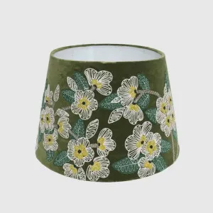 Poppy Velvet Tapered Shade Green by Ruby Star, a Christmas for sale on Style Sourcebook