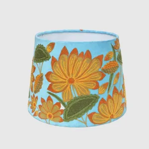 SunFlower Drum Shade 30x30m Aqua by Ruby Star, a Christmas for sale on Style Sourcebook