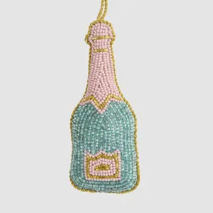 Beaded Champagne Hanging Decoration by Vixen & Velvet, a Christmas for sale on Style Sourcebook