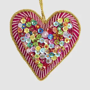 Flora Heart Decoration by Vixen & Velvet, a Christmas for sale on Style Sourcebook