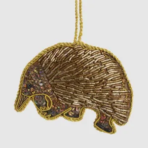 Patrick The EchidnaDecoration by Vixen & Velvet, a Christmas for sale on Style Sourcebook