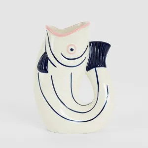 Nautical Ceramic Fish Vase Pink Lips by Vixen & Velvet, a Christmas for sale on Style Sourcebook