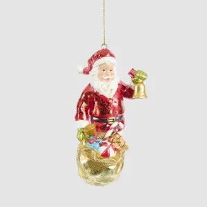 Vinatge Santa with Toy sack Decor by Vixen & Velvet, a Christmas for sale on Style Sourcebook