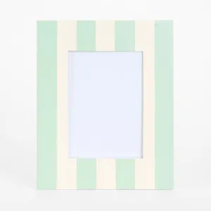 Ciao Bella Photo Frame Green & White by Vixen & Velvet, a Christmas for sale on Style Sourcebook