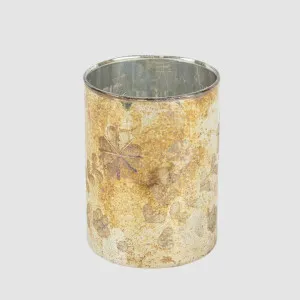 Antique Mercury Glass Candle Holder Large by Vixen & Velvet, a Christmas for sale on Style Sourcebook