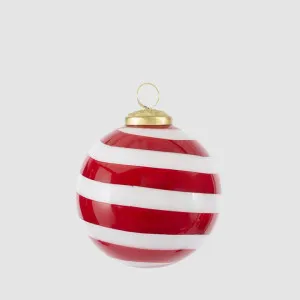 Candy Cane Glass Bauble Small by Vixen & Velvet, a Plants for sale on Style Sourcebook
