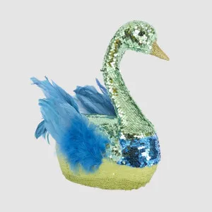 Shackles Sequin Swan Blue Multi by Vixen & Velvet, a Plants for sale on Style Sourcebook