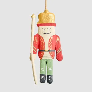 Mache Hanging Nutcracker Red by Vixen & Velvet, a Cushions, Decorative Pillows for sale on Style Sourcebook