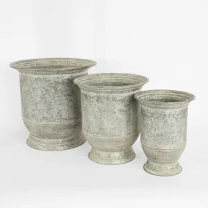 Nimes Zinc Planters Set of 3 by PERFECT PIECES, a Plants for sale on Style Sourcebook