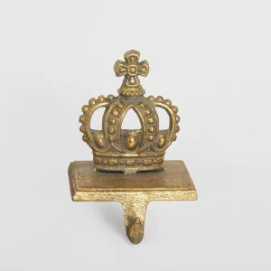 Golden Crown Stocking Hook by Vixen & Velvet, a Christmas for sale on Style Sourcebook