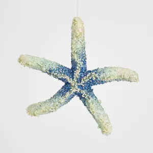 Med Gem Starfish Hanging Decoration Large by Vixen & Velvet, a Christmas for sale on Style Sourcebook