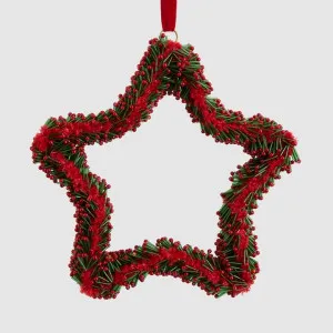 Beaded Hanging Star by Vixen & Velvet, a Christmas for sale on Style Sourcebook