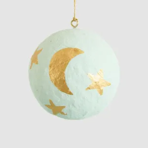 Mache Bauble Celestial Stars Light Blue by Vixen & Velvet, a Lighting for sale on Style Sourcebook