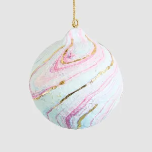 Mache Bauble Pale Blue by Vixen & Velvet, a Lighting for sale on Style Sourcebook