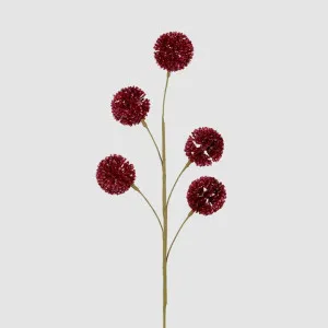 Glitter Pompom Spray Red by Vixen & Velvet, a Plants for sale on Style Sourcebook