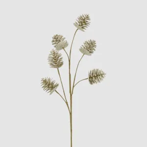 Glitter Pinecone Spray Gold by Vixen & Velvet, a Plants for sale on Style Sourcebook