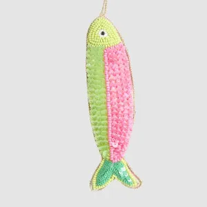 Ciao Bella Fish Decoration Green Pink by Vixen & Velvet, a Plants for sale on Style Sourcebook