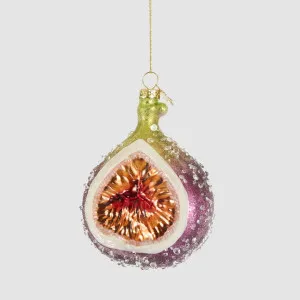 Ciao Bella Fig Christmas Decoration by Vixen & Velvet, a Cushions, Decorative Pillows for sale on Style Sourcebook