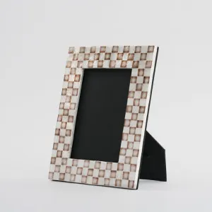Brown Check Capiz Photo Frame Sml by Vixen & Velvet, a Lighting for sale on Style Sourcebook