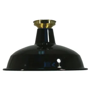 Warehouse 300mm Black Metal Batten Fix, Polished Brass by Lighting Inspirations, a Fixed Lights for sale on Style Sourcebook