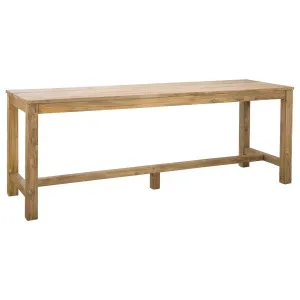 Camira 250cm Reclaimed Teak Bar Table, Natural by Schots, a Tables for sale on Style Sourcebook