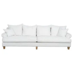 Laura 4 Seater Fabric Sofa, Pearl White by Schots, a Sofas for sale on Style Sourcebook