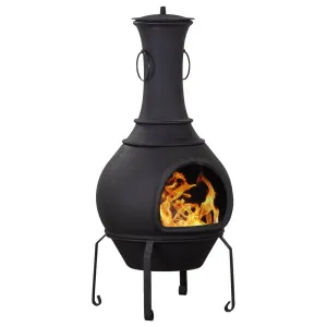 Argon Cast Iron Chiminea, Black by Schots, a Fireplaces for sale on Style Sourcebook
