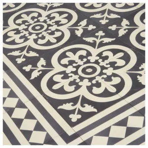 Ailsa 20x20x1.6 Cement Encaustic Tile, Beige & Black by Schots, a Encaustic Tiles for sale on Style Sourcebook