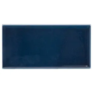 English Hearth Tile Midnight Blue 6 x 3" 152 x 76mm by Schots, a Subway Tiles for sale on Style Sourcebook