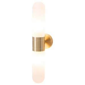 Hepburn Wall Light, Satin Brass by Lighting Inspirations, a Wall Lighting for sale on Style Sourcebook