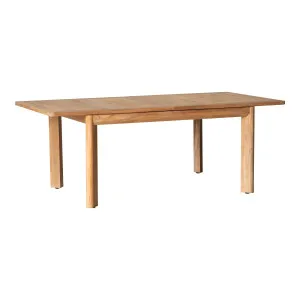 Corsica 240-300cm Teak Dining Table, Natural by Schots, a Tables for sale on Style Sourcebook