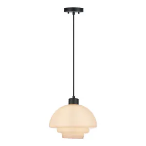 Fenwick Pendant 28cm, Black by Lighting Inspirations, a Fixed Lights for sale on Style Sourcebook