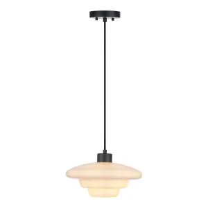 Haywood Pendant 32cm, Black by Lighting Inspirations, a Fixed Lights for sale on Style Sourcebook